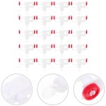 20pcs poulie transparente � quatre dents pour stores verticaux, accessoires pour rideaux de stores poulie ...