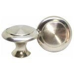 Promotion 20x bouton de tiroir metal boutons de porte de placard de cuisine en aspect inox satiné ronde ... Promotion 20x bouton de tiroir metal boutons de porte de placard de cuisine en aspect inox satiné ronde ...