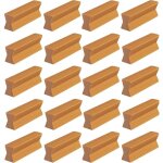 20x ferrure d'assemblage universelle pour meubles socles plinthes huisseries en plastique marron finition ...