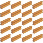 20x ferrure d'assemblage universelle pour meubles socles plinthes huisseries en plastique marron finition ...