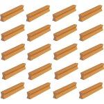 20x ferrure d'assemblage universelle pour meubles socles plinthes huisseries en plastique marron finition ...