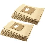 20x sacs aspirateur compatible avec philips fc 8022 / 01, fc 8023, fc 8027, fc 8031, fc 8130 easy life, ...