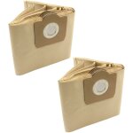 20x sacs compatible avec hitachi wde 1000 / wde1000 aspirateur - papier, couleur sable - vhbw