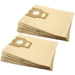 20x sacs compatible avec miele blue clean 1900, magic, magic 2000, star aspirateur - papier, 28, 5cm ...