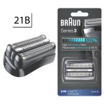 21b cassette noir pour les rasoirs series 3 - braun