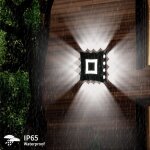 22w applique murale exterieur interieur cob led moderne, clairage luminaire mural en aluminium et acrylique ...