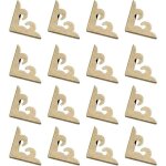 24 pcs m�tal livre coin protecteur vintage album photo coins d�corations d�coratifs triangle bo�te laiton ...