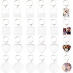 24 porte - cl�s photo acrylique transparente pour artisanat, cadeau familial