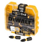 25 embouts de vissage impact torsion pz2 en boite tic tac dewalt dt70556t - qz