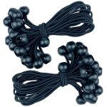 Vurahome - 25 pi�ces, attaches de 15 cm, mini �lastique pour tentes, b�ches, sacs, trampolines et plus ...
