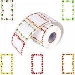 250 �tiquettes autocollantes pour fruits, autocollants pour confiture, �tiquettes pour cong�lateur, cadeaux ...