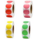 25mm 2000 �tiquettes rondes gommettes rondes �tiquettes autocollants cercle pastilles autocollantes rondes ...