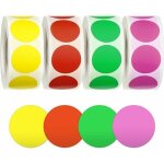 25mm 2000 �tiquettes ronde gommettes rondes �tiquettes autocollants cercle pastilles autocollantes rond ...