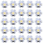 25pcs led perles de lampe 5v led puces 200lm 1w haute puissance smd led lampe puce ampoule pour home ...