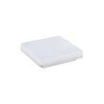 25w plafonnier surface carr led dome trimless 2. 000lm 110 ip44 a + vt - 8066 - sku 1395 blanc chaud ...