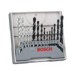 Bosch - 2607017038 coffret de mèches et forets 15 pièces bois / métal / pierre 3 / 4 / 5 / 6 / 8 mm Bosch - 2607017038 coffret de mèches et forets 15 pièces bois / métal / pierre 3 / 4 / 5 / 6 / 8 mm