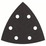 2608605192 lot de 5 feuilles abrasives pour ponceuse delta, grain 80 - bosch