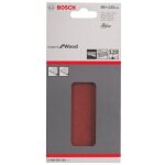 2608605281 feuille abrasive pour ponceuse vibrante 80 x 133 mm 8 trous grain 120 10 pi�ces - bosch