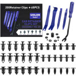 265 pi�ces rivet clips plastique clips d'aile en plastique universels clips voiture attaches de pare ...