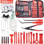 268 pi�ces outils de d�montage de garnitures trousse, pour panneau accessoires porte autoradio tableau ...