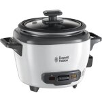 27020 - 56 cuiseur  riz 200 w noir, blanc - russell hobbs