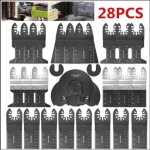 28 accessoires d'outils oscillants multifonctions lame de scie univers pour parkside dewalt ryobi bosch ...