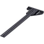 280mm r�gle droite en forme de t r�gle de tra�age du bois marquage en alliage d'aluminium jauge de mesure ...