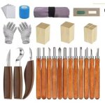 28pcs ciseaux � bois, couteau sculpture bois, outils sculpture sur bois, kit sculpture bois, diy outils ...