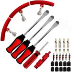 28pcs demonte pneu outil levier de pneu outils de montage de levier de montage pour levier de pneu leviers ...