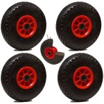 2gt roues et roulettes ? lot de 4 roues increvables 260 x 85 mm ? charge statique 150 kg ? compatible ...