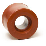 2gt roues et roulettes ? galet polyur�thane rouge 82 x 60 mm ? charge maximale 450 kg ? r�sistant aux ...