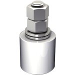 Olive pour guide haut  25 x 35 hauteur 66 vis de 14 mm
