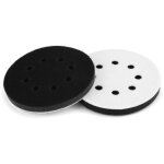 2pcs 125mm tampon de pon�age souple, tampon interface en �ponge pour disques de pon�age (8 trous)