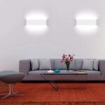 2pcs 12w appliques murales intérieures led s'allume de haut en bas moderne pour magasin salon balcon ... 2pcs 12w appliques murales intérieures led s'allume de haut en bas moderne pour magasin salon balcon ...