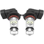 2pcs 9006 / phare hb4 led, 100w blanc led haute ampoule de phare lumineux kit lampe de conduite de voiture ...