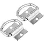 2pcs anneau boucle crochet de plancher d anneau couch� voiture modification remorque caravane accessoires ...