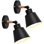 2pcs applique murale industrielle en mtal moderne lustre luminaires e27 loft lampe angle rglable pour ...