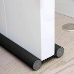 2pcs bas de porte double isolant, boudin de porte stop froid, bas de porte isolant double protection ...