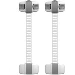 2pcs bloque fenetre enfant b�b� entreb�illeur fen�tre serrures de s�curit� b�b� gris