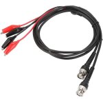 2pcs bnc p1011 q9 oscilloscope sonde c�bles de test � double pince 108cm
