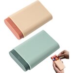2pcs boite medicaments rangement, bo�tes � pilules � 6 compartiments, pilulier de poche pour m�decine ...