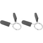 2pcs collier � ressort 30mm avec poign�e confortable, accessoire de musculation pour barres d'poids, ...