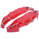 2pcs couvercle de protection d'�trier de frein en aluminium de voiture pour moyeu de roue 16in - 17in ...
