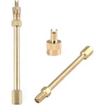 2pcs extension de valve anti - retour de 14 cm avec d�monte - obus - air pneu valve extension - rallonge ...