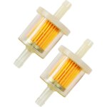 2pcs filtre essence moto, filtre a carburant orange de haute qualit�, universel carburant filtre de 8 ...