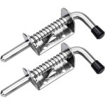 2pcs garage door bolt latch spring latch steel spring bolts latches and door locks 130mm for garage door ...