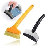 2pcs grattoir � glace pour voiture, gratte - glace voiture pelle � neige sans trace portable, d�givrer ...