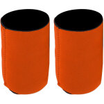 (2pcs) housse isotherme n�opr�ne pour gourde ext�rieure imperm�able orange