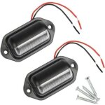 2pcs led eclairage plaque immatriculation �tanche 6 smd led feux arri�re lampe de plaque d'immatriculation ...