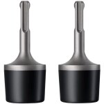 2pcs marteau vibrant en caoutchouc avec sds plus, marteau vibrateur de radiateur, perforateur � tige ...